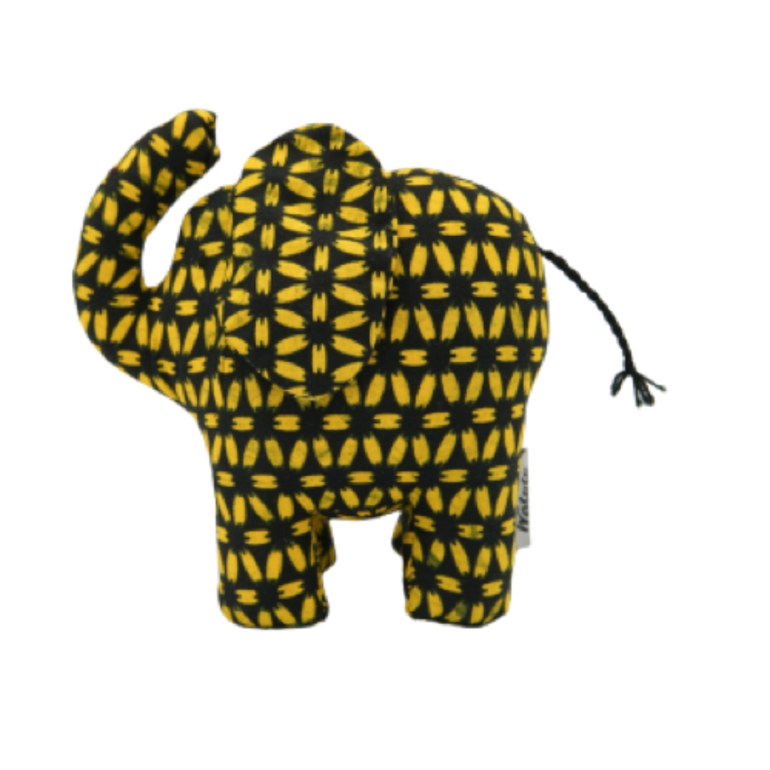 人手製作大象公仔 (黃) | Handcraft Elephant Doll (Yellow)-image